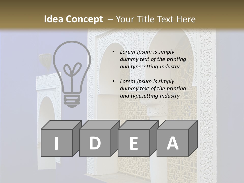 Fenetre Window Marrakech PowerPoint Template