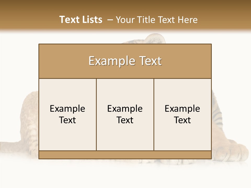 Undomesticated Creature Eye PowerPoint Template