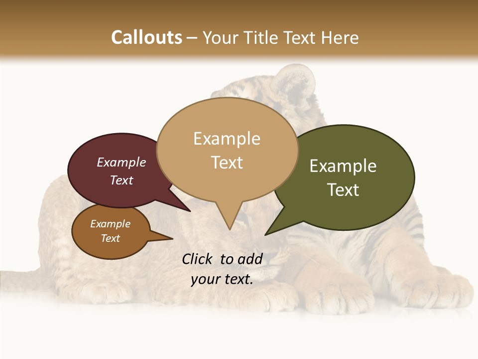 Undomesticated Creature Eye PowerPoint Template