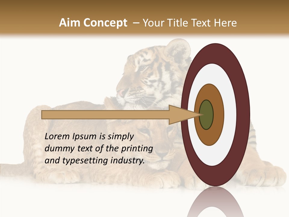 Undomesticated Creature Eye PowerPoint Template