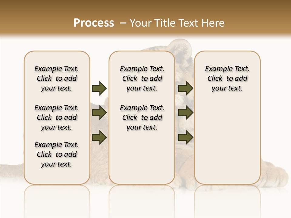 Undomesticated Creature Eye PowerPoint Template