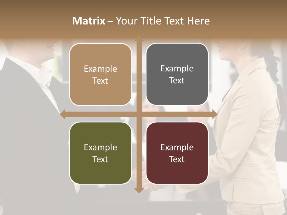 Office Table Corporation PowerPoint Template