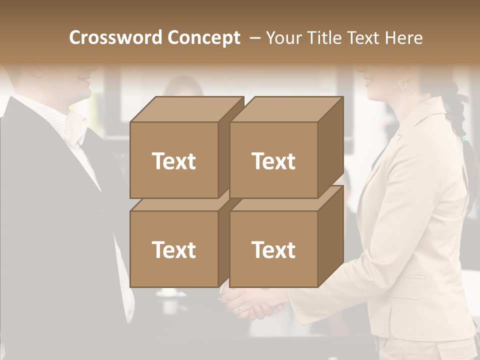 Office Table Corporation PowerPoint Template
