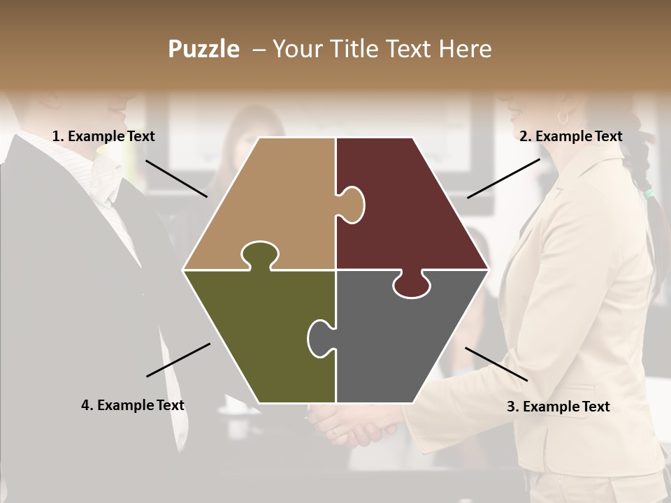 Office Table Corporation PowerPoint Template