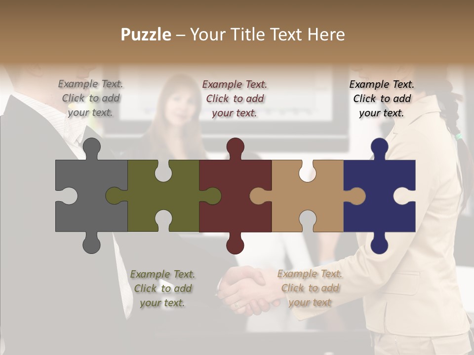 Office Table Corporation PowerPoint Template