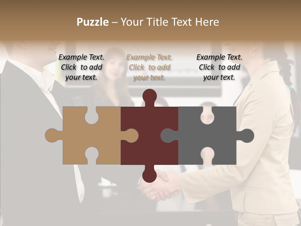 Office Table Corporation PowerPoint Template