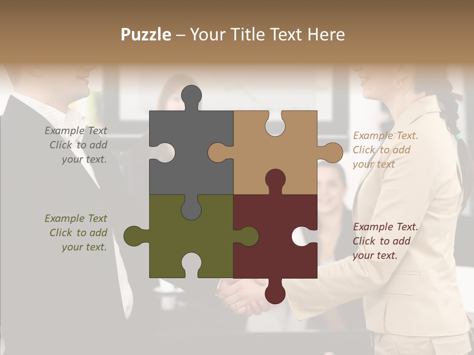 Office Table Corporation PowerPoint Template