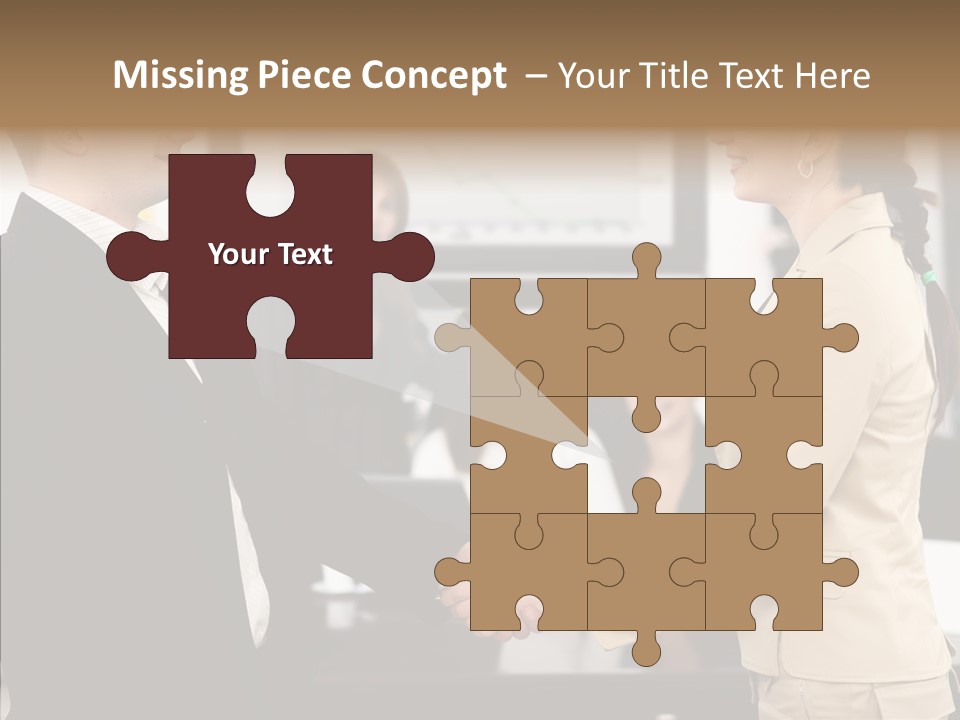 Office Table Corporation PowerPoint Template