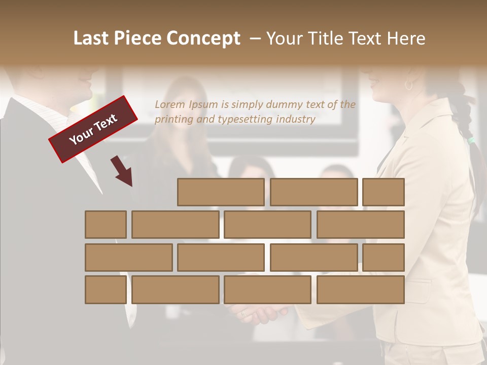 Office Table Corporation PowerPoint Template