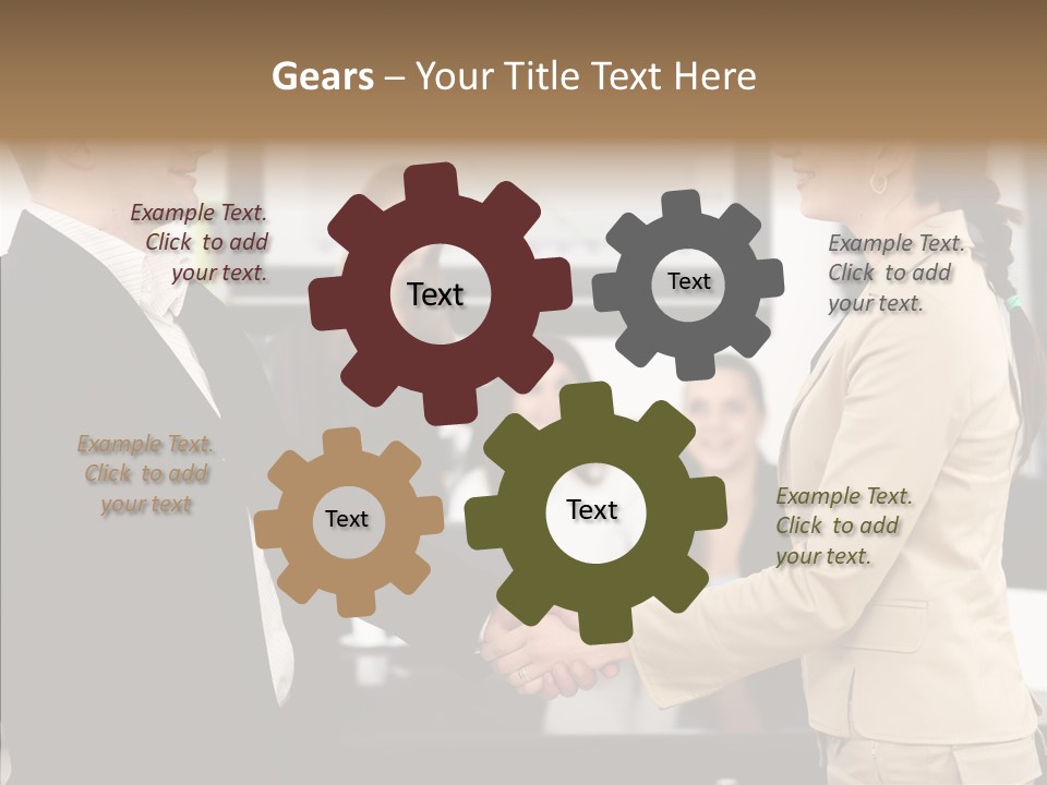 Office Table Corporation PowerPoint Template