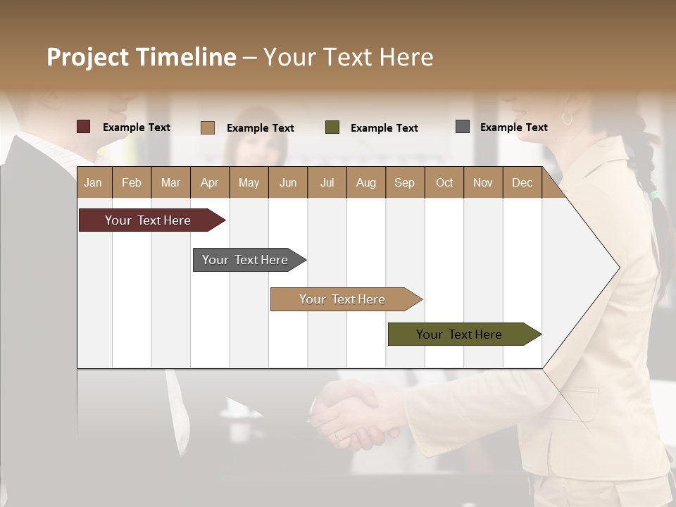 Office Table Corporation PowerPoint Template