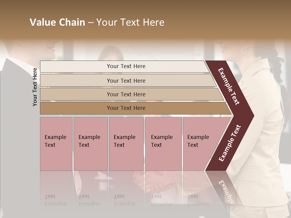 Office Table Corporation PowerPoint Template