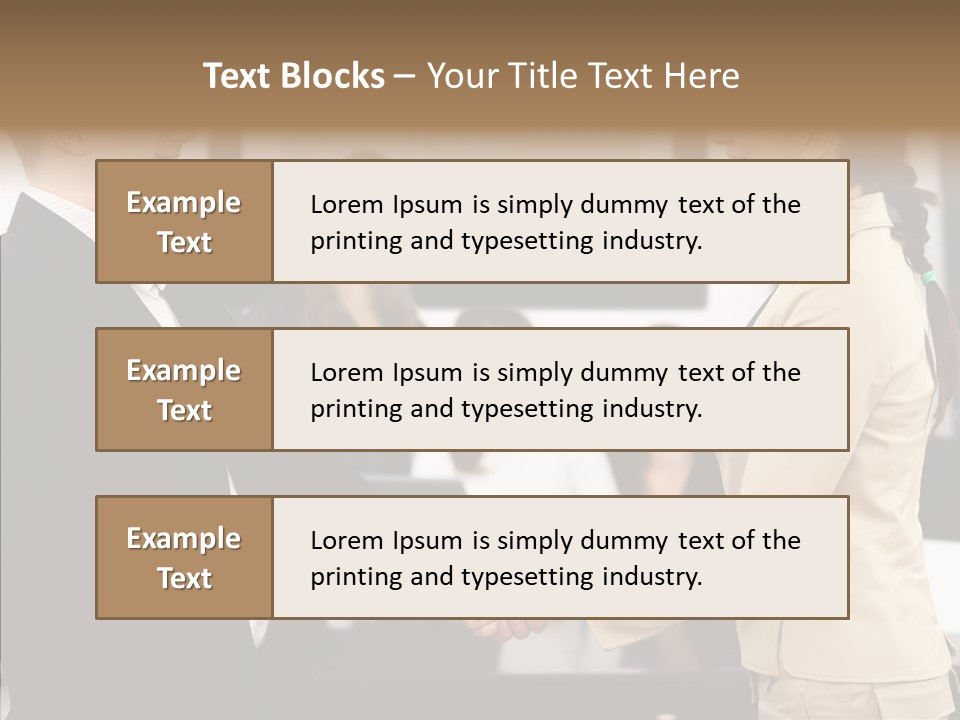 Office Table Corporation PowerPoint Template