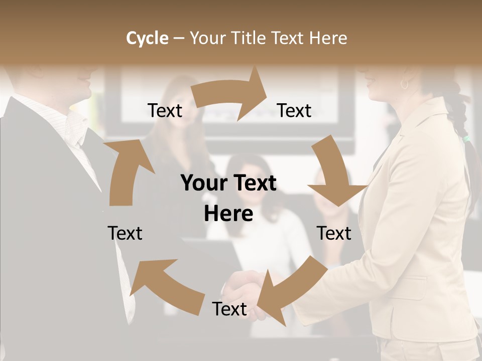 Office Table Corporation PowerPoint Template