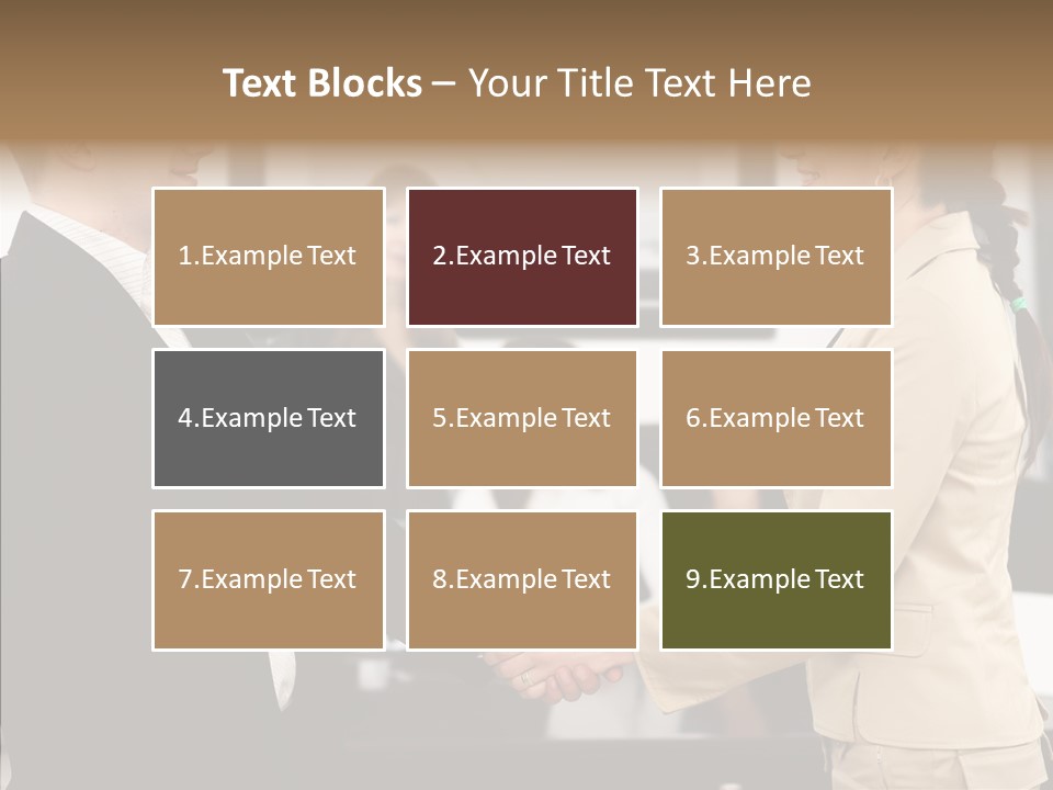 Office Table Corporation PowerPoint Template