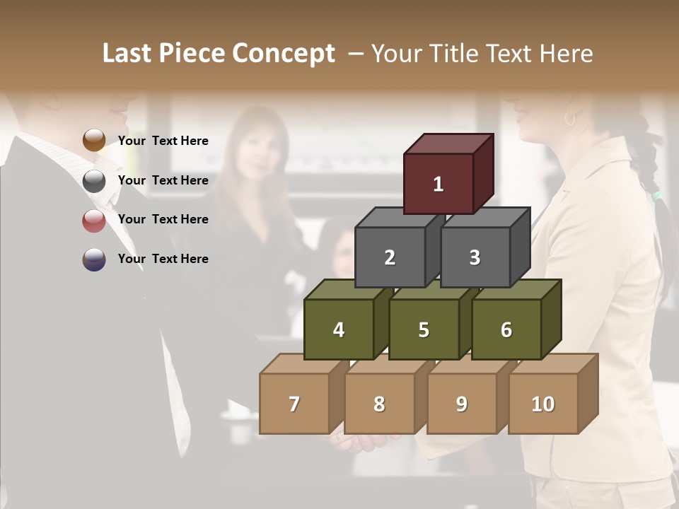 Office Table Corporation PowerPoint Template