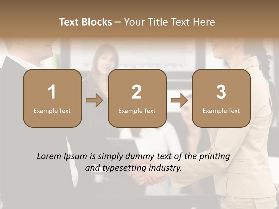 Office Table Corporation PowerPoint Template