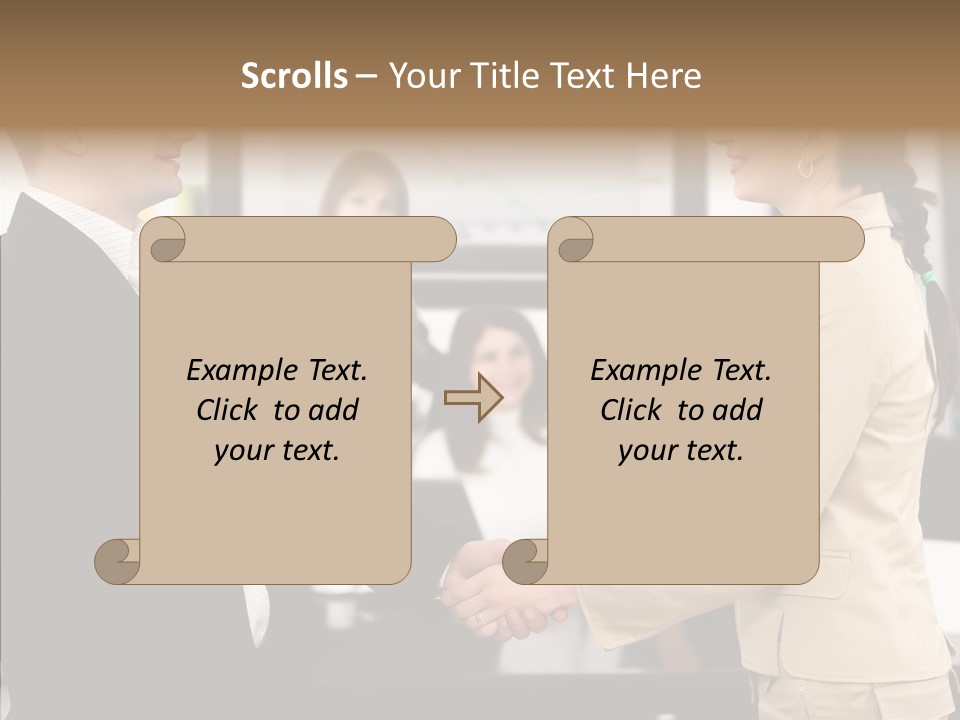 Office Table Corporation PowerPoint Template