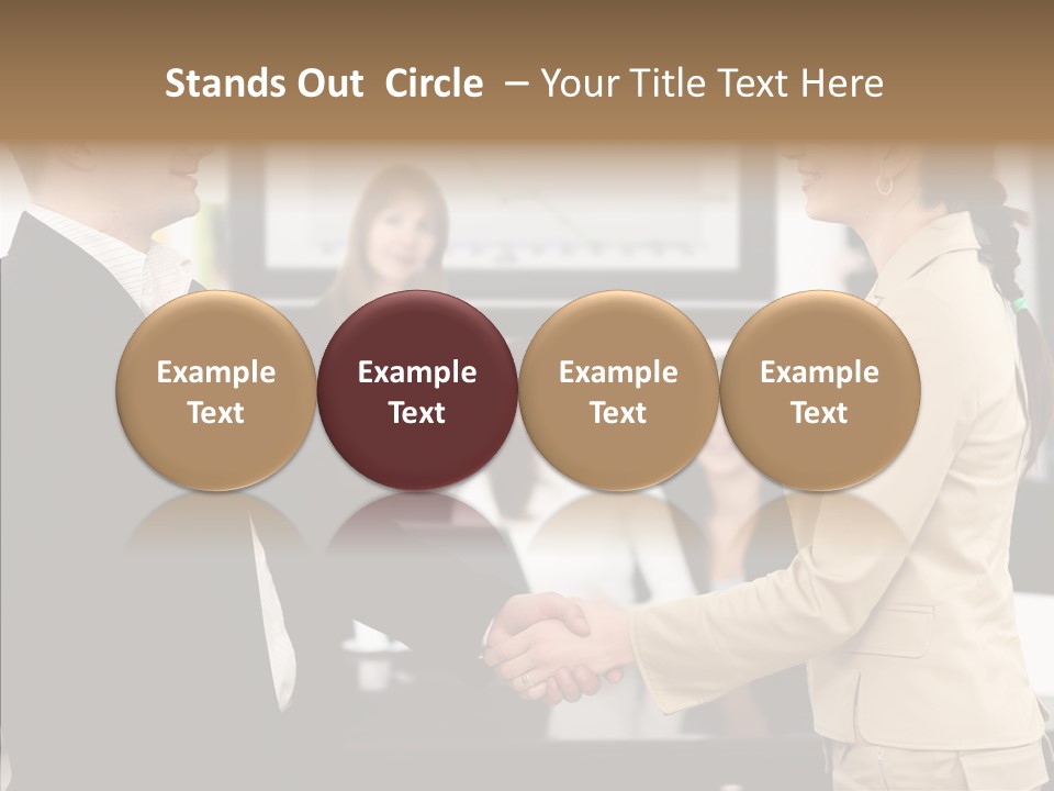 Office Table Corporation PowerPoint Template
