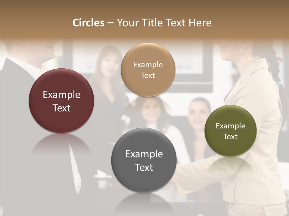 Office Table Corporation PowerPoint Template