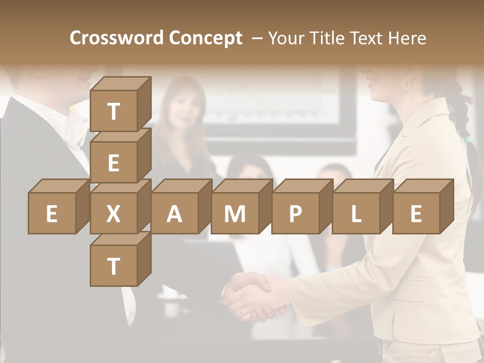 Office Table Corporation PowerPoint Template