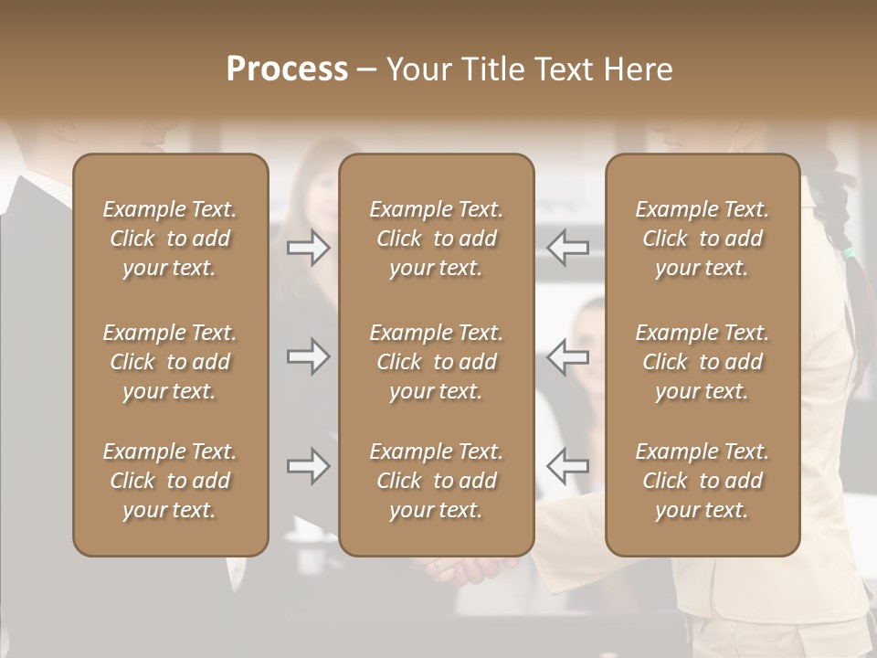 Office Table Corporation PowerPoint Template