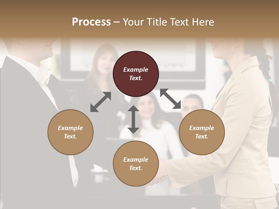 Office Table Corporation PowerPoint Template