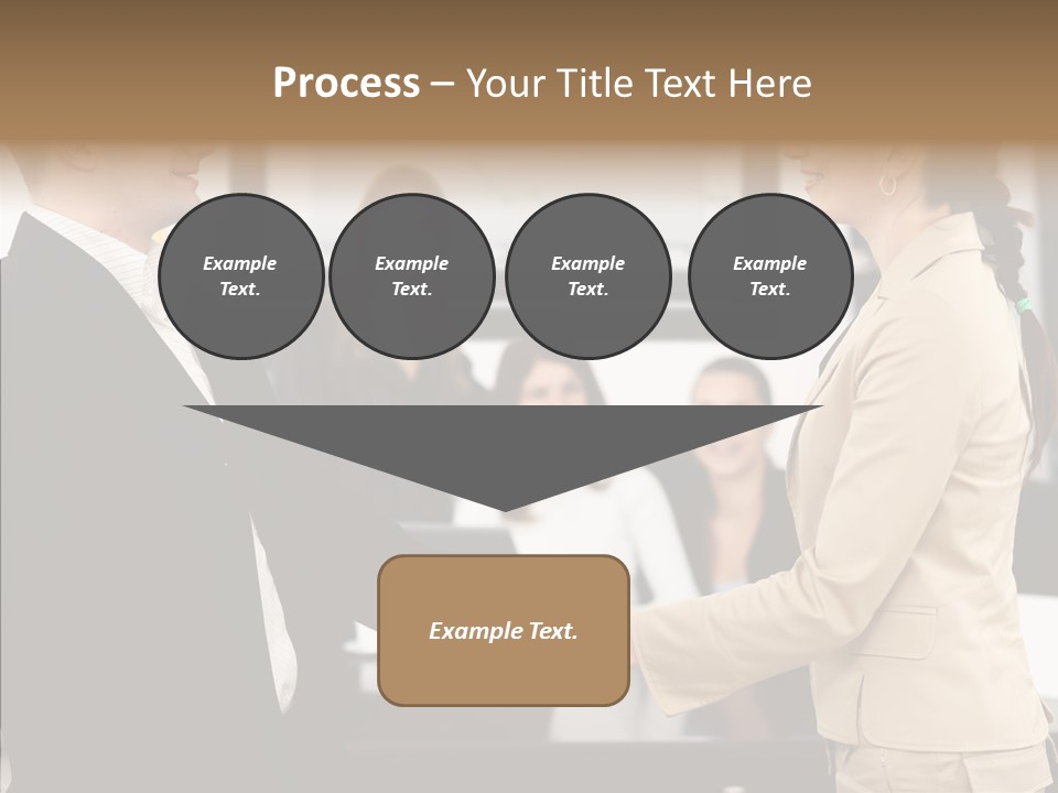 Office Table Corporation PowerPoint Template
