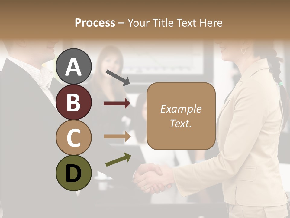 Office Table Corporation PowerPoint Template