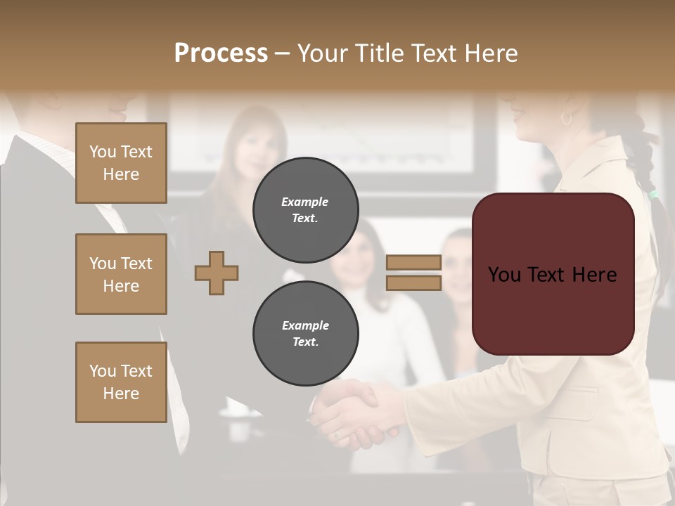 Office Table Corporation PowerPoint Template