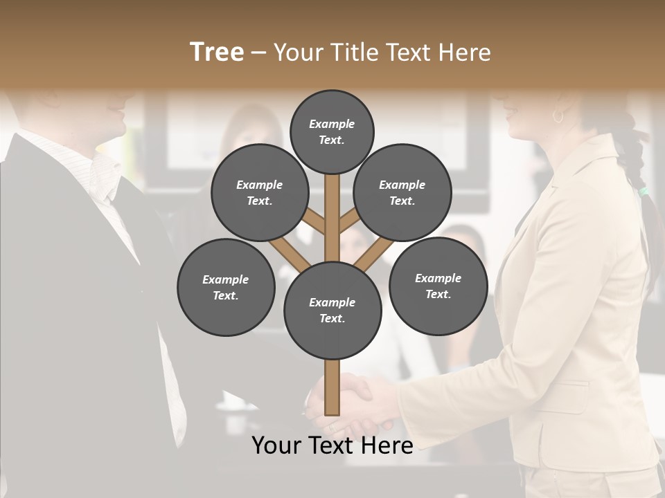 Office Table Corporation PowerPoint Template