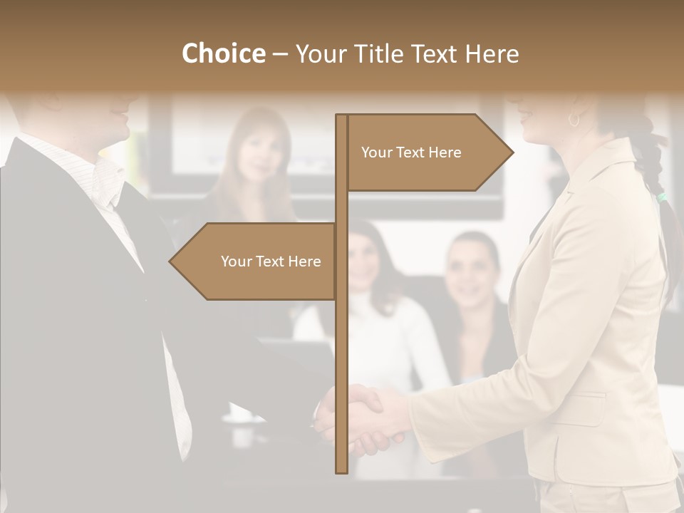 Office Table Corporation PowerPoint Template