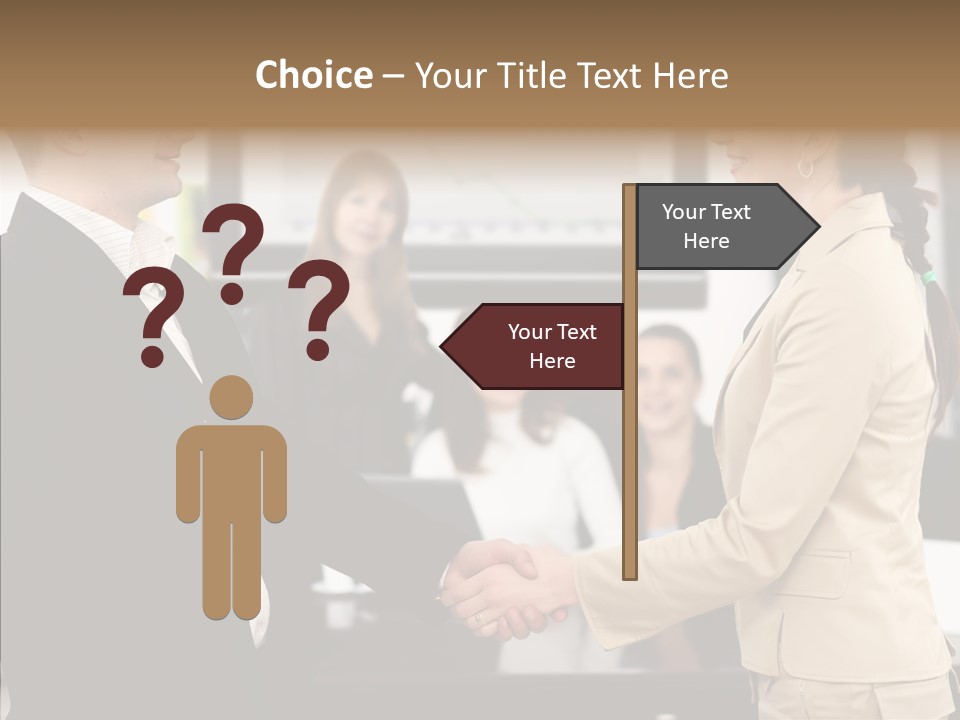 Office Table Corporation PowerPoint Template