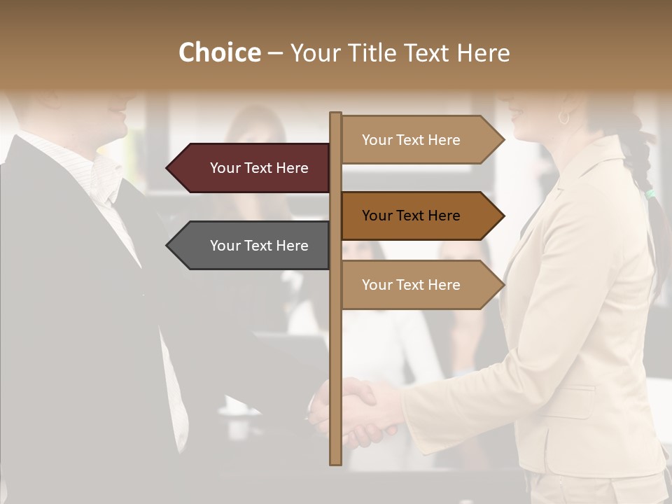 Office Table Corporation PowerPoint Template