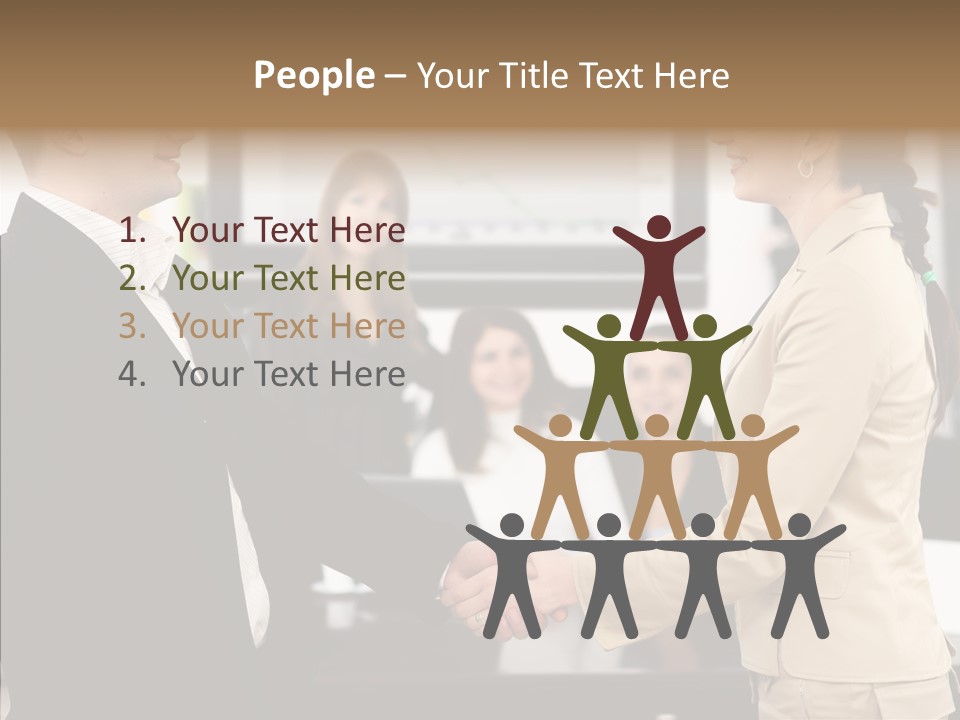 Office Table Corporation PowerPoint Template