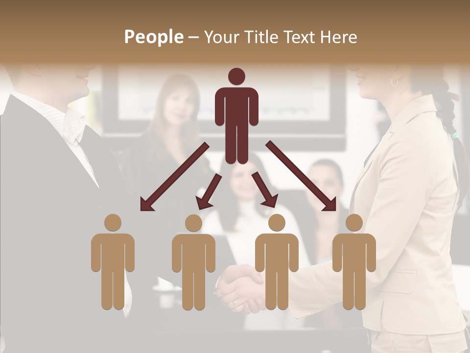 Office Table Corporation PowerPoint Template