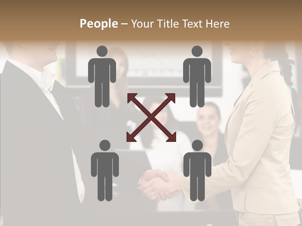 Office Table Corporation PowerPoint Template