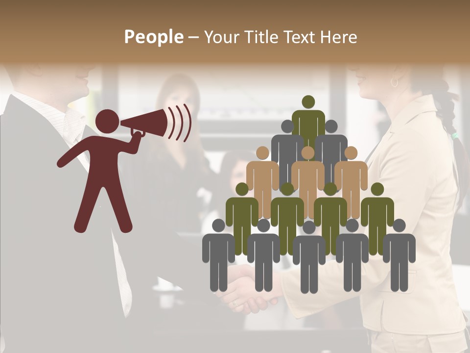 Office Table Corporation PowerPoint Template