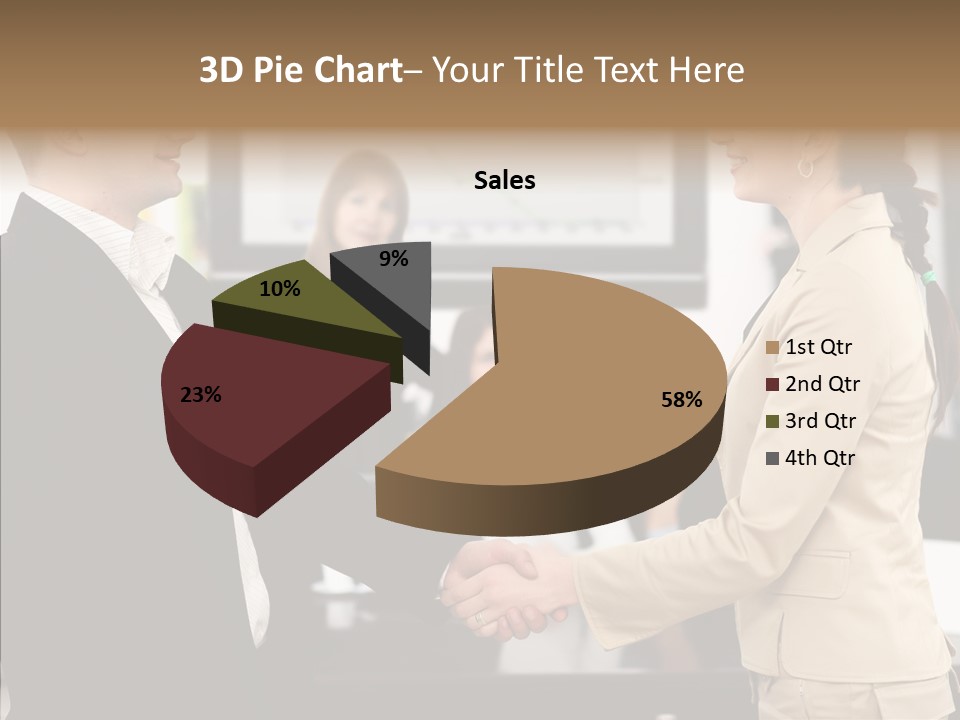 Office Table Corporation PowerPoint Template