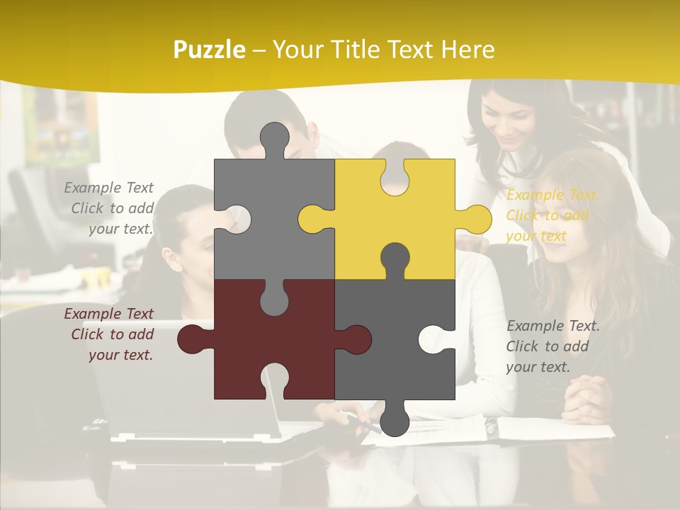 Team Boardroom Human PowerPoint Template