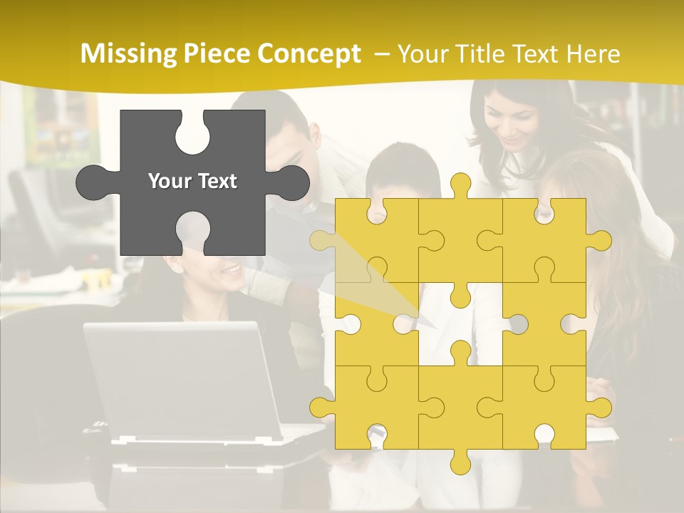 Team Boardroom Human PowerPoint Template