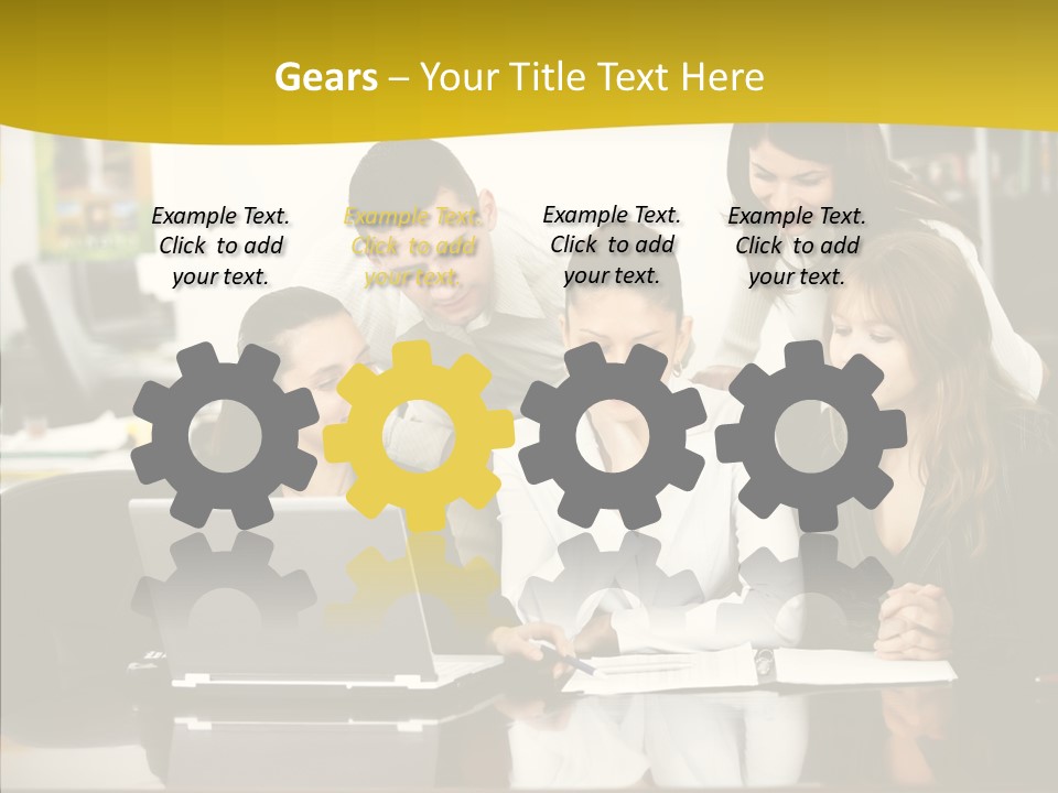 Team Boardroom Human PowerPoint Template