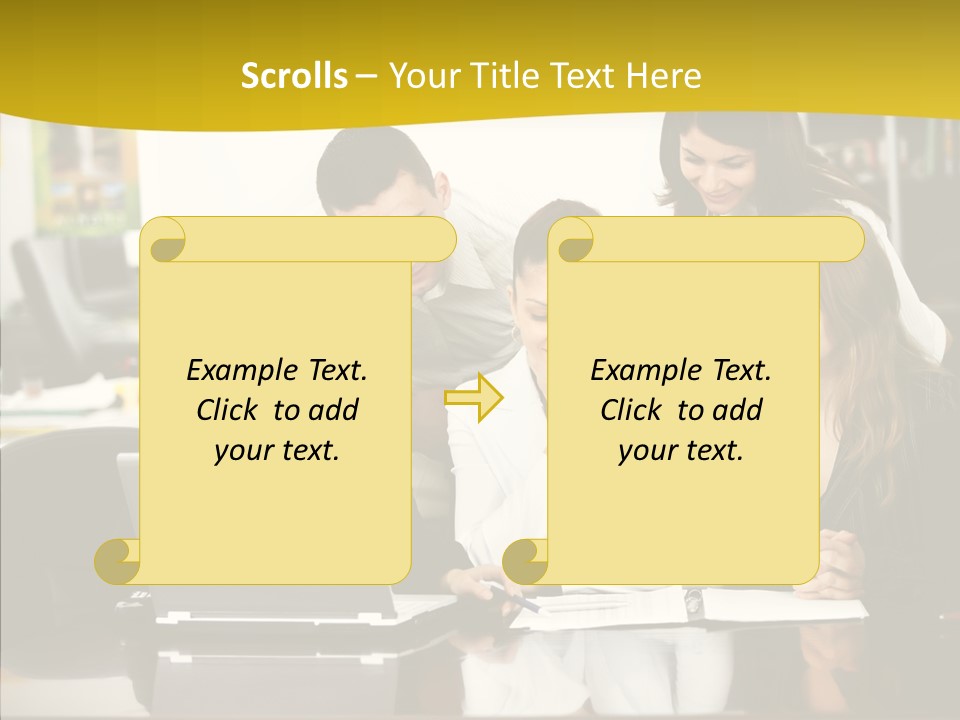 Team Boardroom Human PowerPoint Template