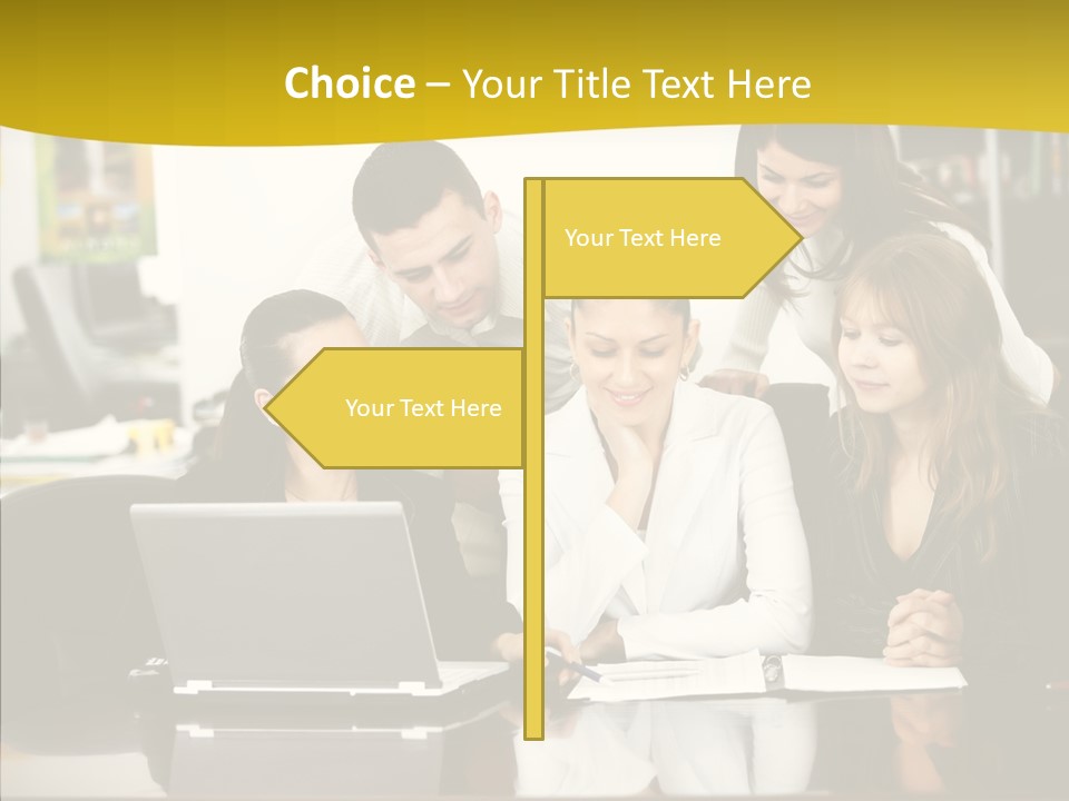 Team Boardroom Human PowerPoint Template