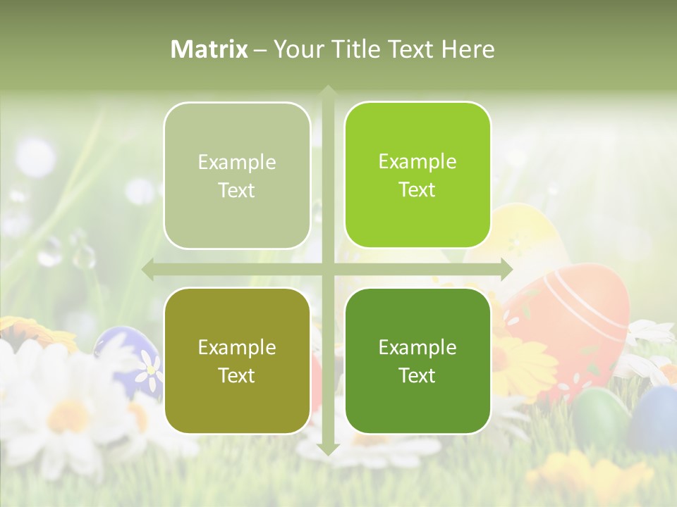 Card Eggs Season PowerPoint Template