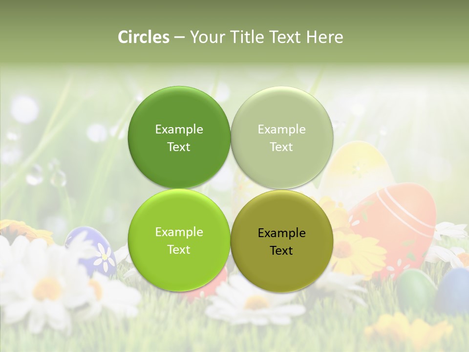 Card Eggs Season PowerPoint Template