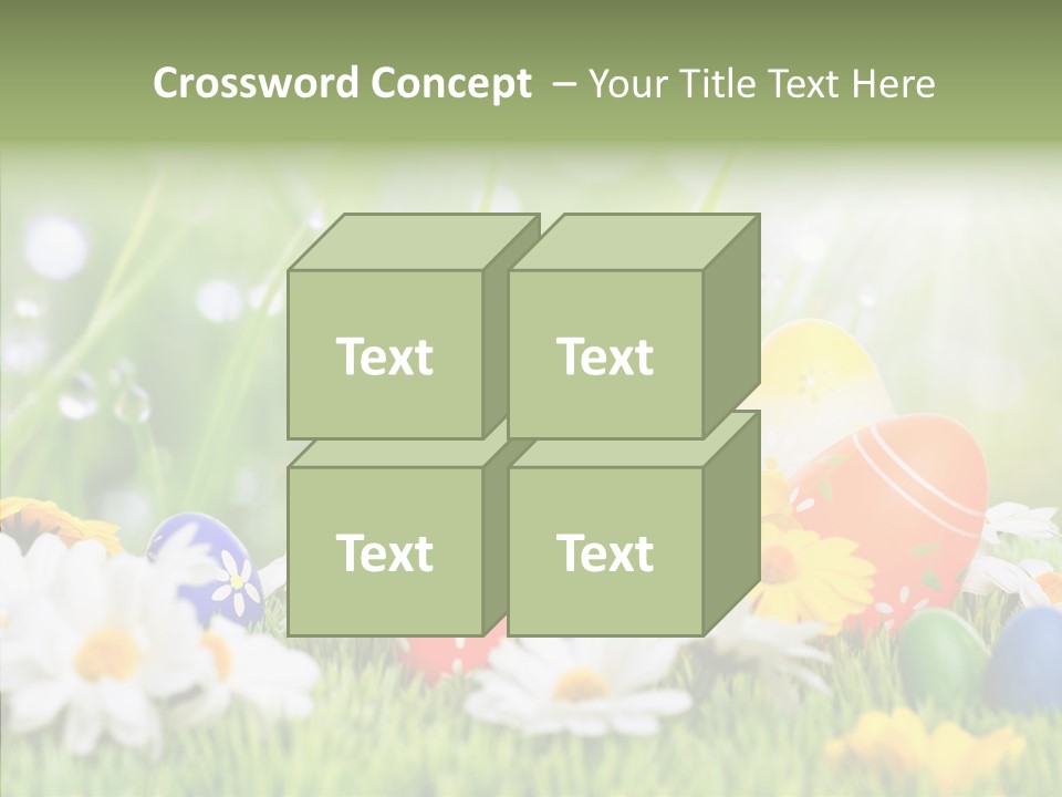 Card Eggs Season PowerPoint Template