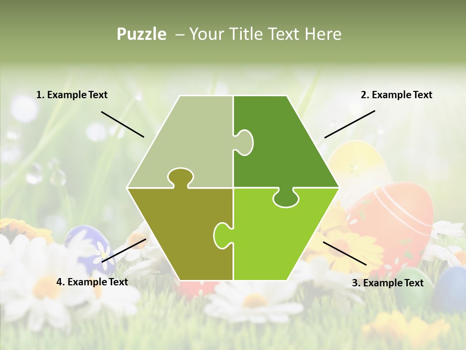 Card Eggs Season PowerPoint Template
