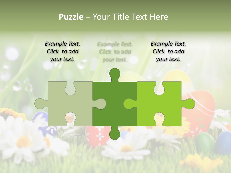 Card Eggs Season PowerPoint Template