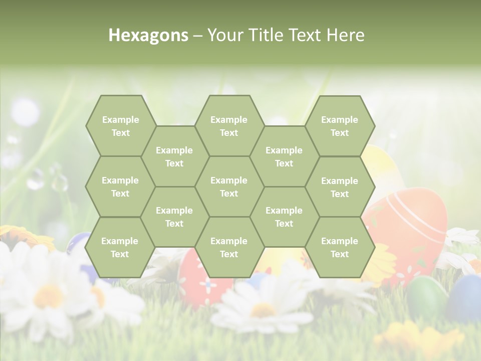 Card Eggs Season PowerPoint Template